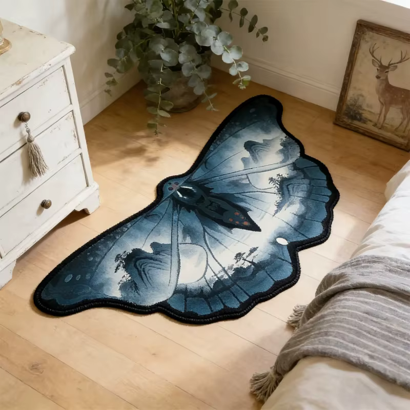 VIKAMA – tapis papillon de forme spéciale