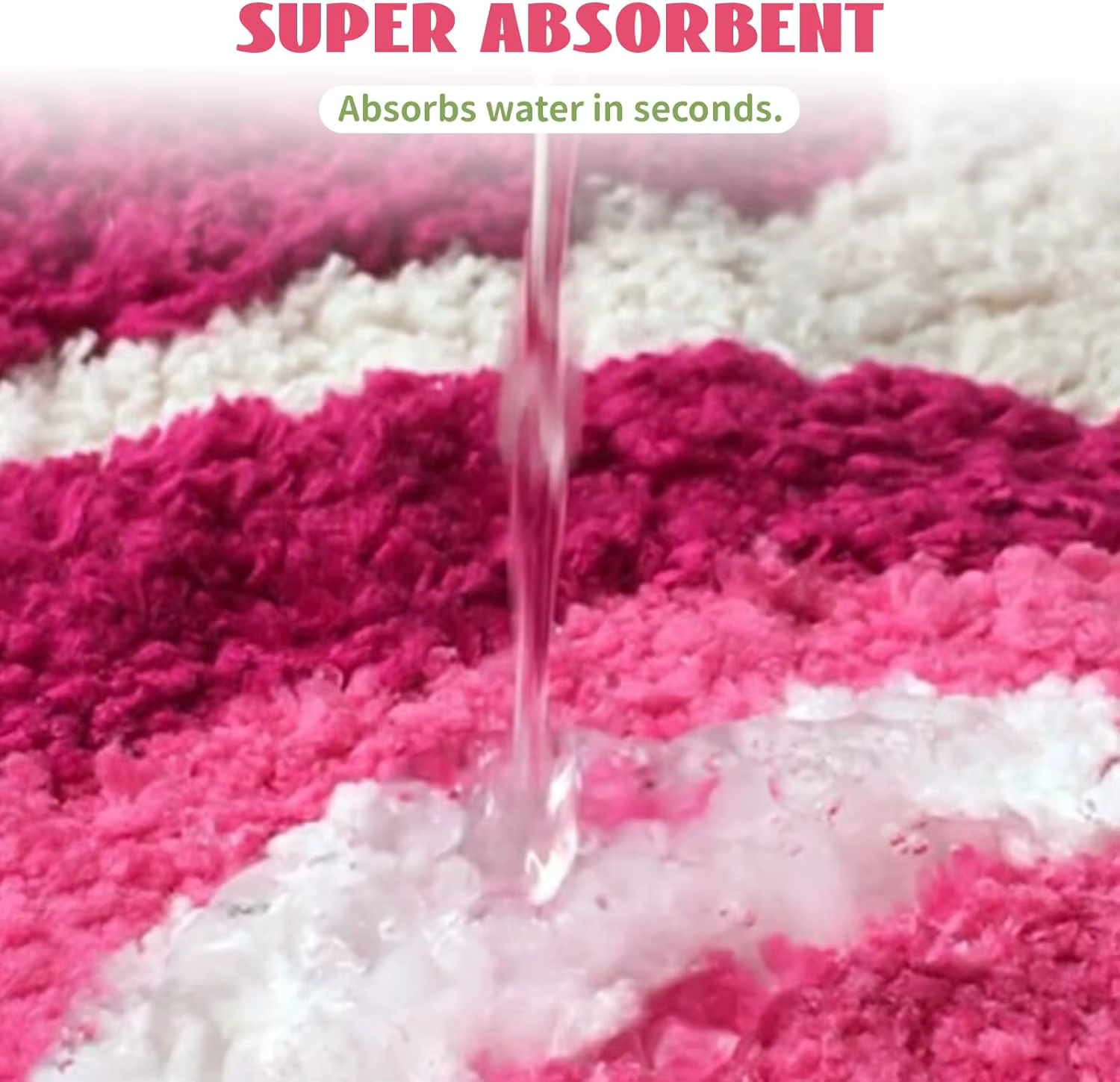 Tapis de bain moelleux en forme de fruit