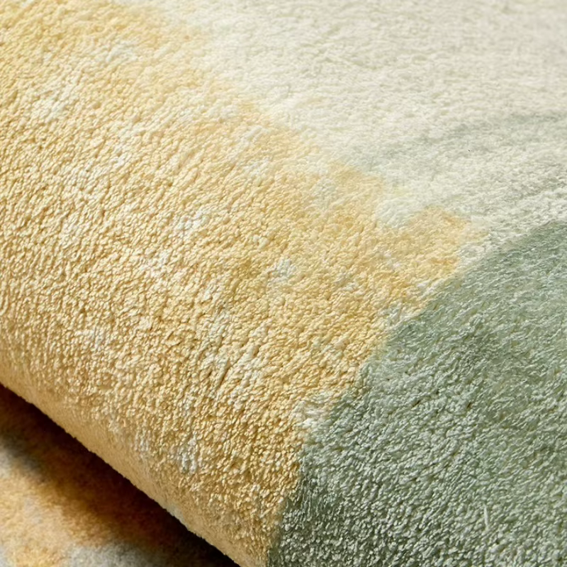 Tapis vert de Style rétro pour décoration de chambre à coucher