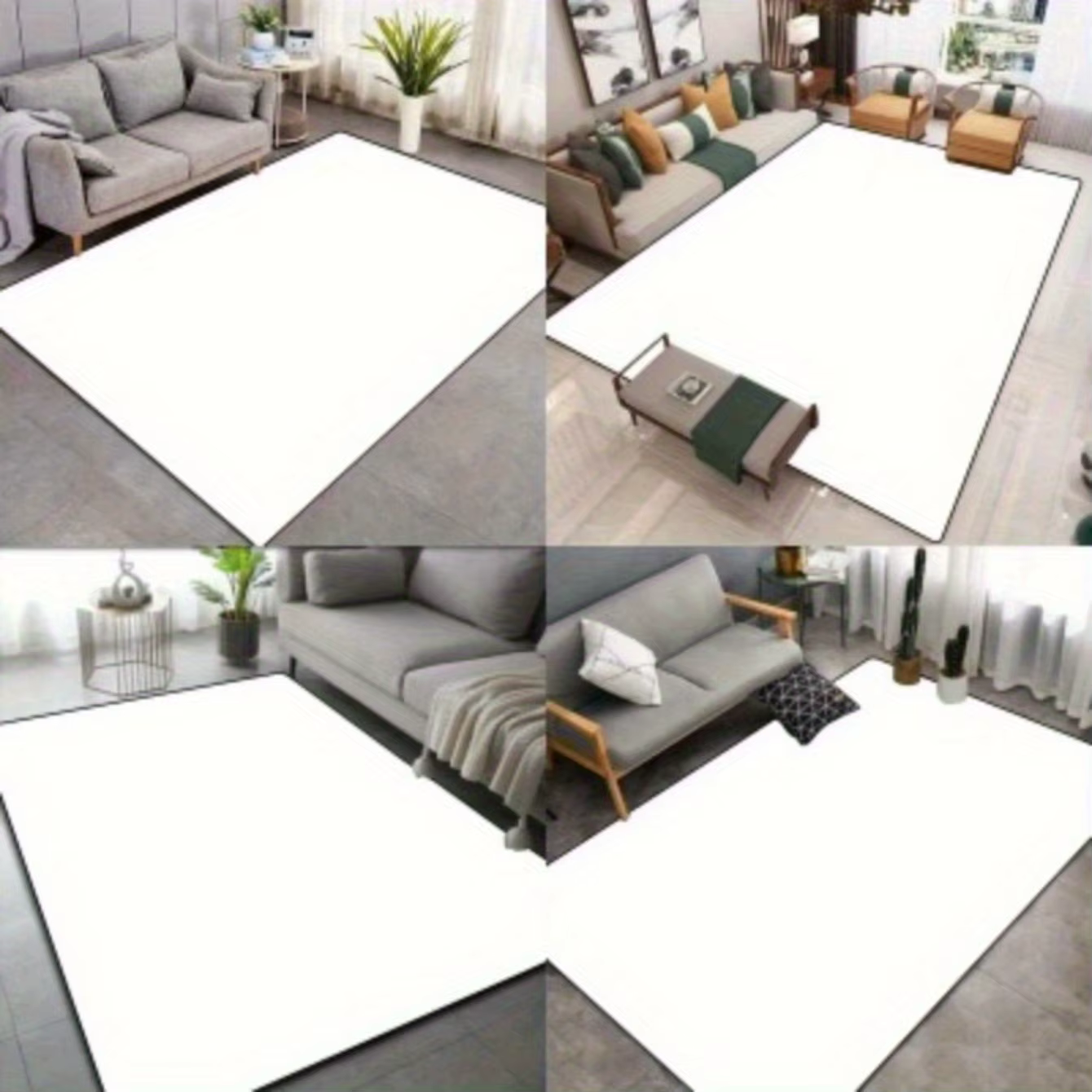 Tapis de sol chic à motif floral - Tapis décoratif créatif à motif de fleurs - Tapis d'intérieur pour la décoration de la maison, chambre, salon, entrée