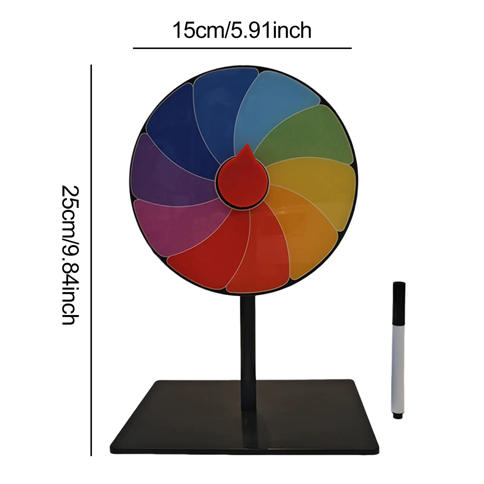 Plateau tournant de prix de Table, roue de Roulette réutilisable pour activités promotionnelles, réunions, fête d'anniversaire, supermarchés, carnaval