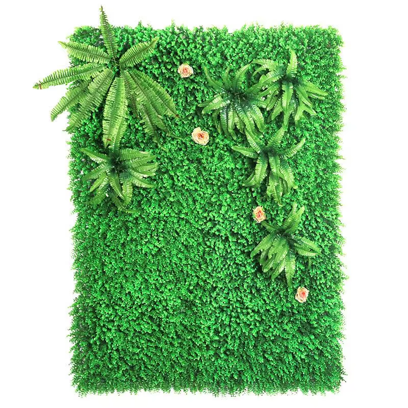 Le panneau mural d'herbe de plante artificielle convient à la décoration de jardin et de Jungle