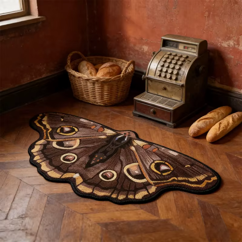 VIKAMA – tapis papillon de forme spéciale