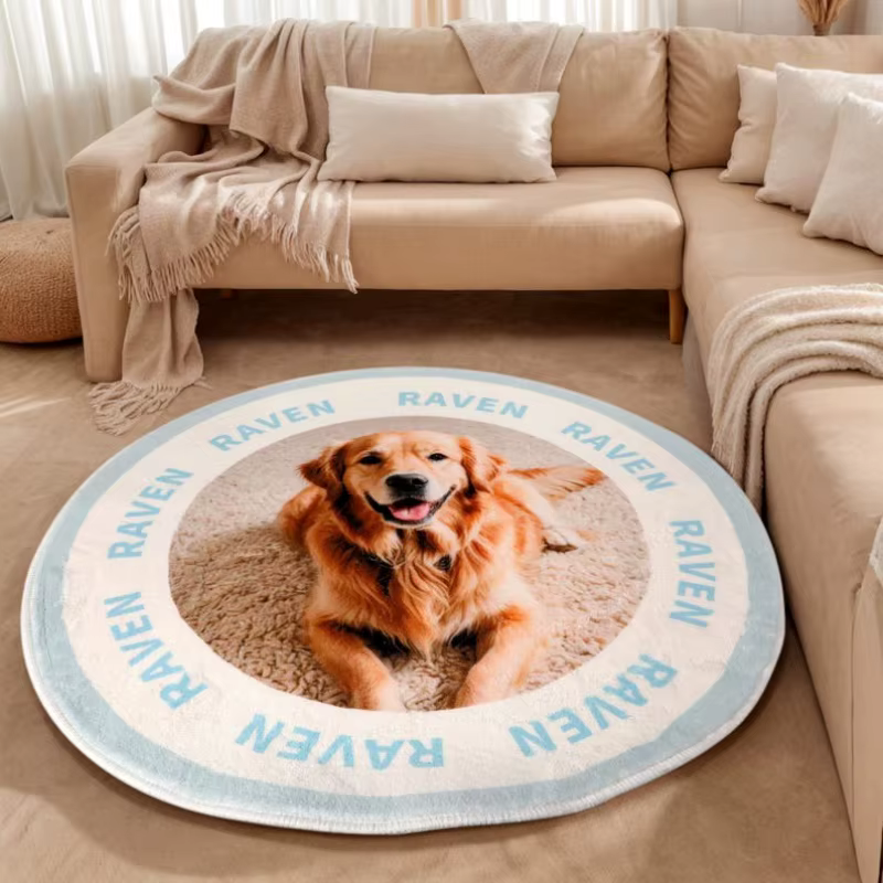 Tapis Photo personnalisé avec nom de Photo