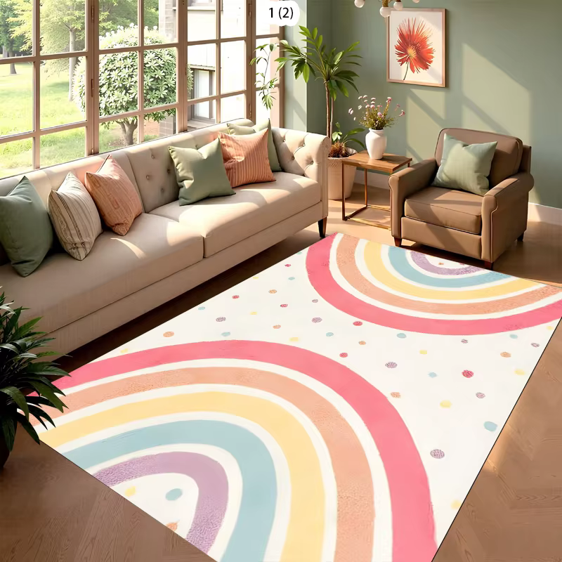 Tapis Bohème Arc-en-ciel
