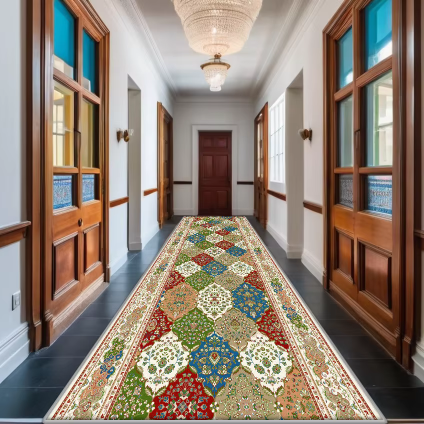 Tapis de couloir Long rouge persan