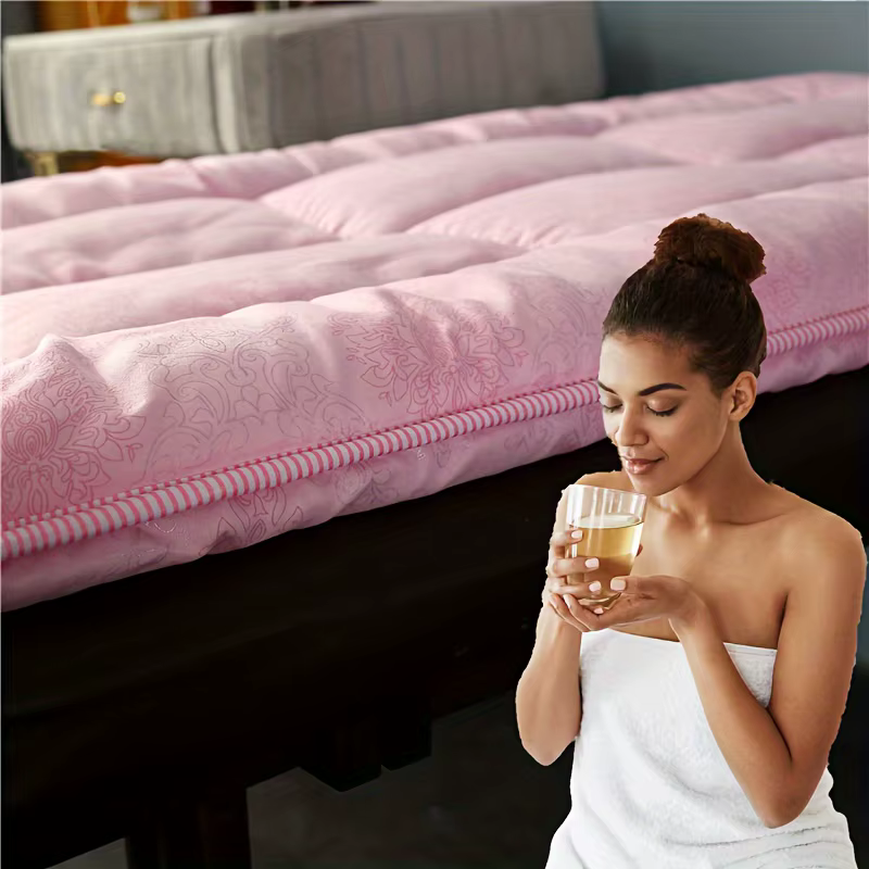 Un tapis de Massage haut de gamme adapté au Salon de Spa, tapis de Table de Massage, couverture de lit, respirant, confort de beauté avec trous