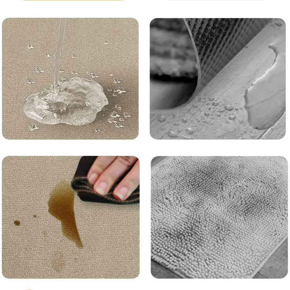 Tapis de cuisine de luxe, résistant à l'huile et aux taches, tapis en forme de L, résistant à l'usure, absorbant l'eau, tapis d'angle de cuisine, décoration de cuisine