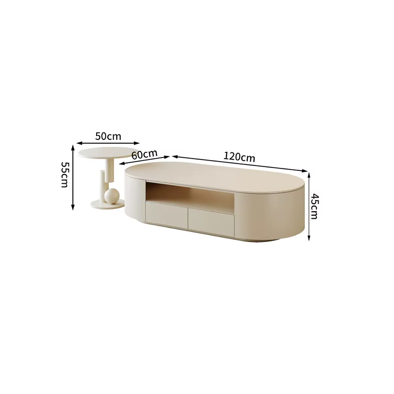 Table basse De Style crème