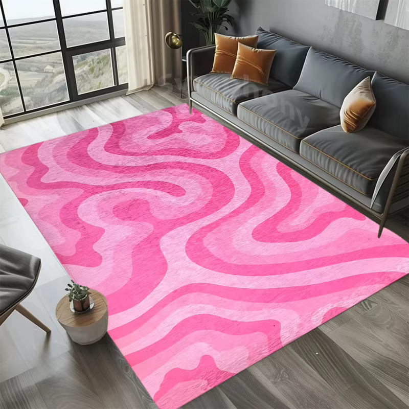 Tapis Sweet Heart, motif romantique rose amour