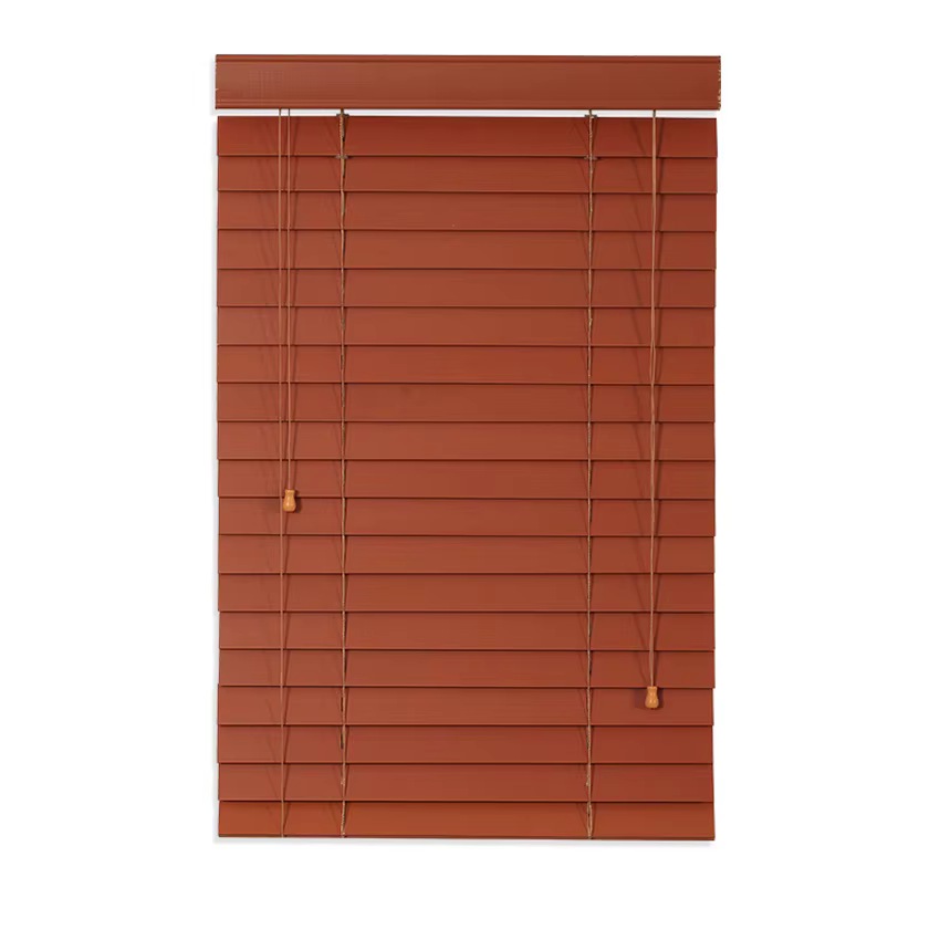 Nouveauté personnalisé de haute qualité bois rouleau aveugle épaississement volet roulant fenêtre ombre stores pour salon