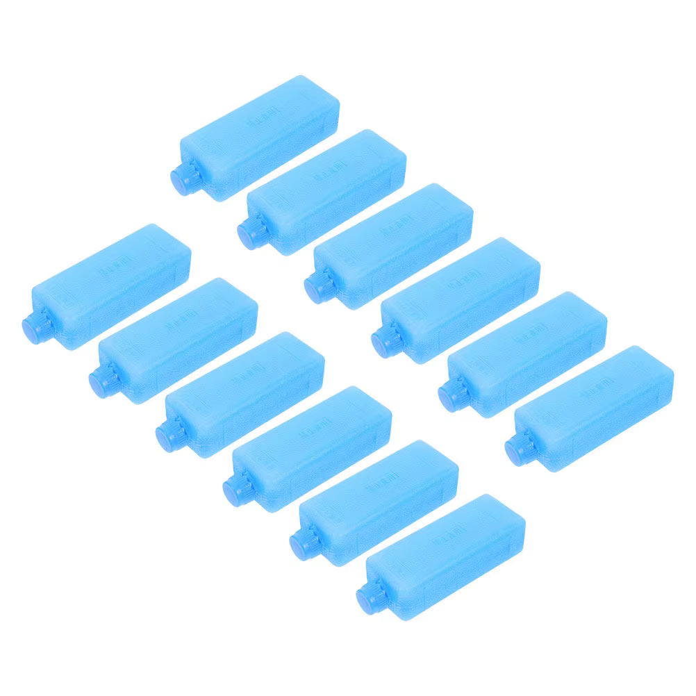 Boîtes de cristaux de glace pour climatiseur, 12 pièces, paquets froids réutilisables, refroidissement rapide, paquets de glace portables pour la maison, le bureau et les voyages