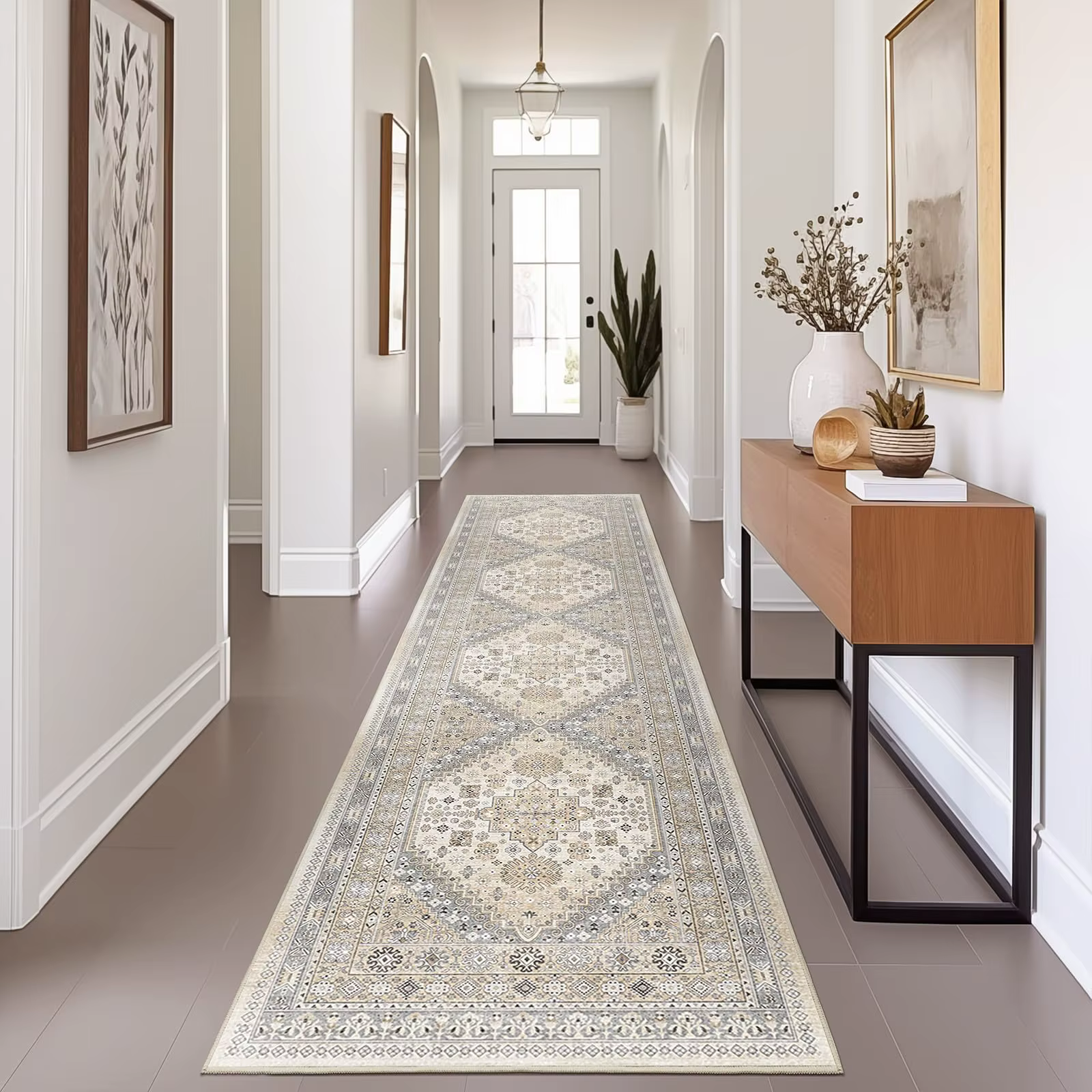 VIKAMA Tapis de couloir vintage