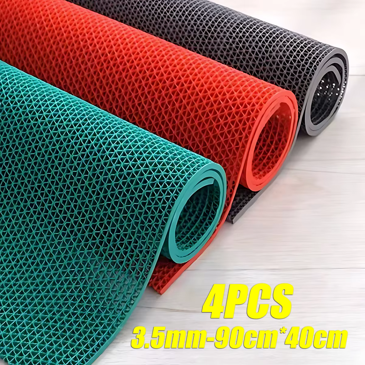 Tapis de sol antidérapants en plastique Pvc