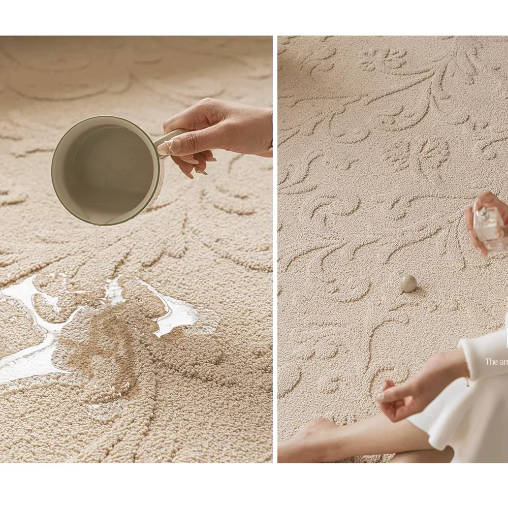 Tapis de Sol en Peluche Doux et Confortable pour la Maison