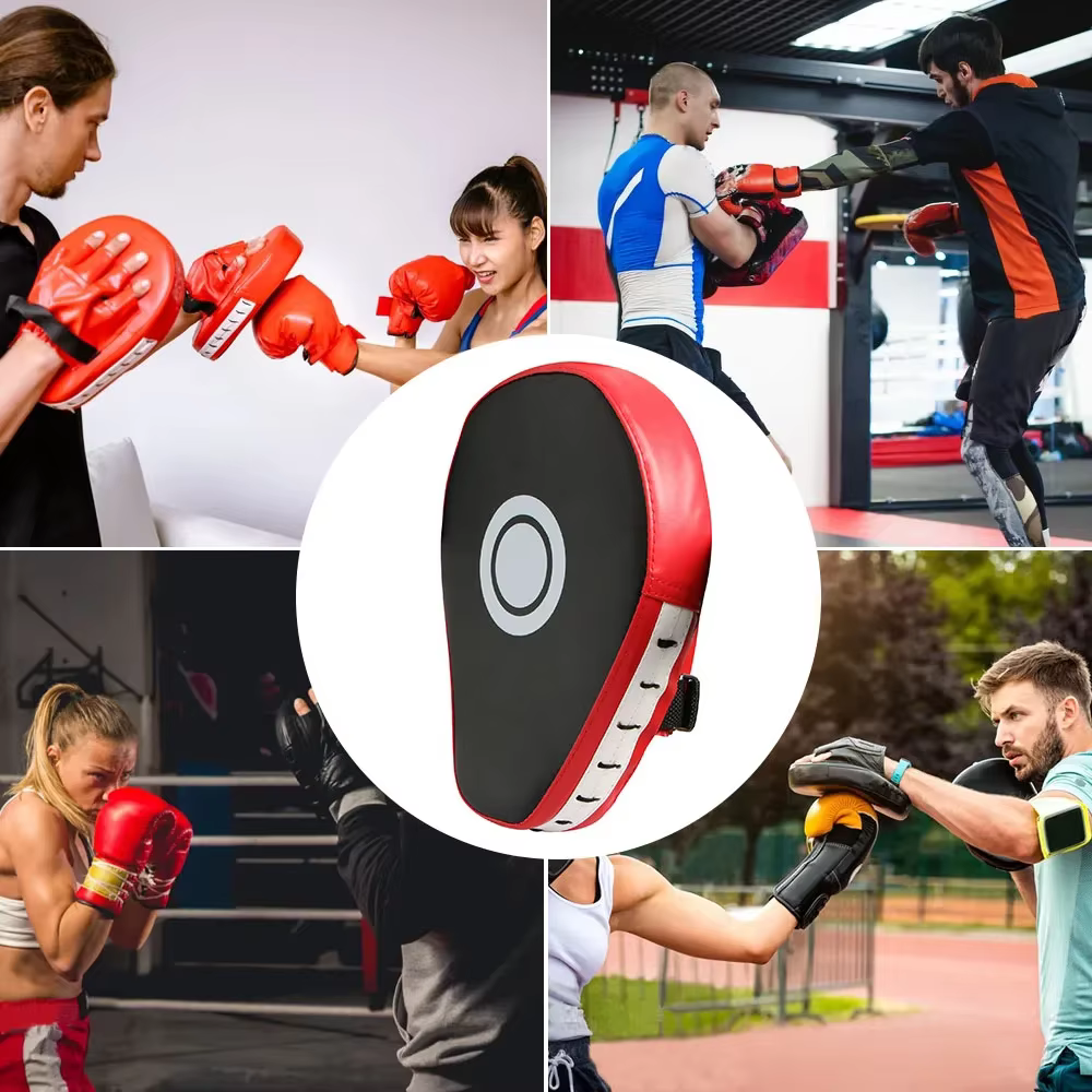 Cible de boxe, Muay Thai, coup de pied Martial, entraînement Sanda, karaté épais, mitaines de boxe, coussinets de frappe, équipement de boxe