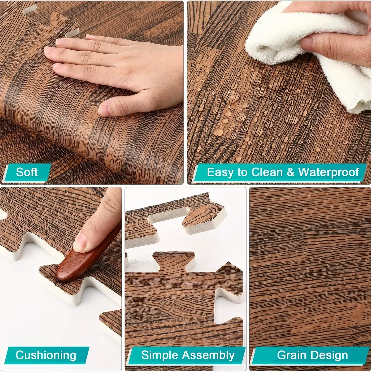 36 Pièces Tapis de Sol en Mousse Souple pour Bébé