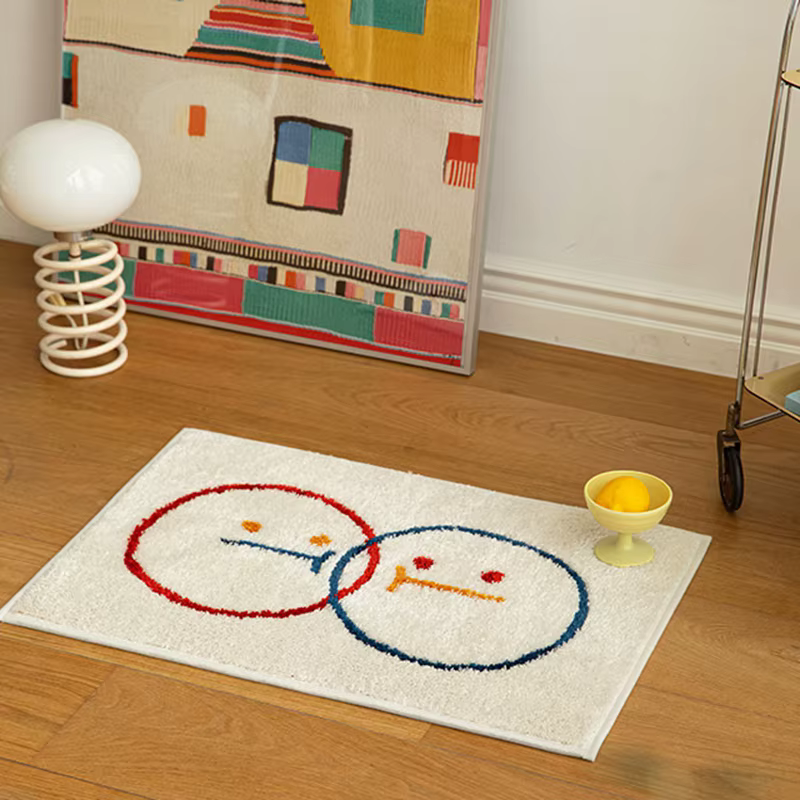 Tapis japonais souriant mignon