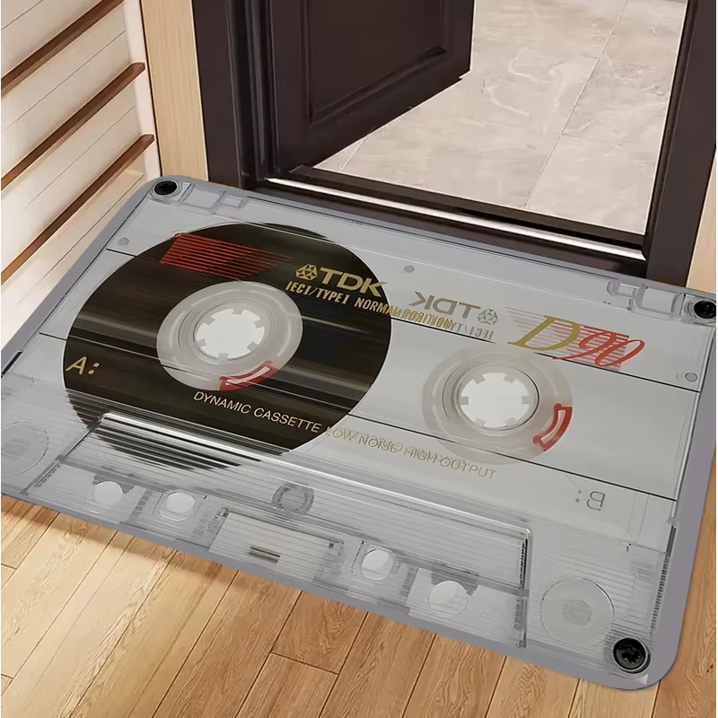 Tapis en vinyle vintage VIKAMA
