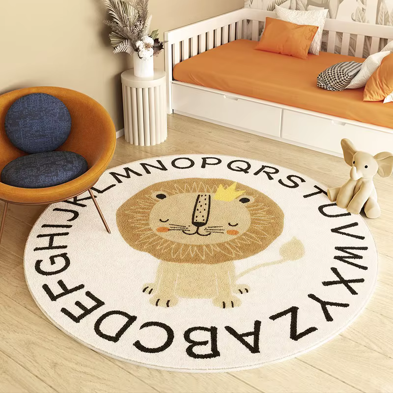 Tapis rond salon chambre décoration