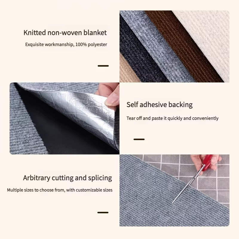 Tapis auto-adhésif pour salon