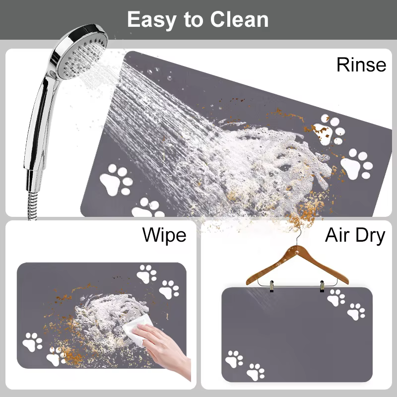 Tapis d'alimentation pour animaux de compagnie