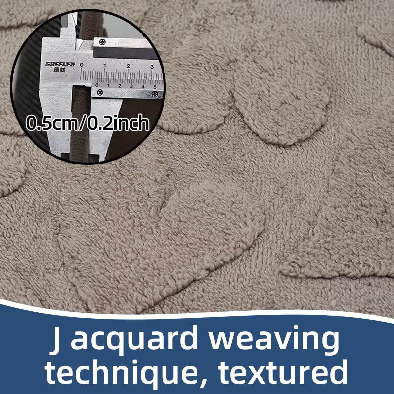 3 pièces de tapis d'intérieur en peluche douce