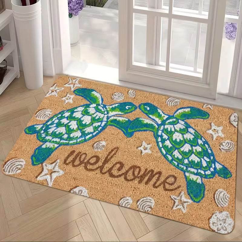 Paillasson de bienvenue décoratif de plage d'été