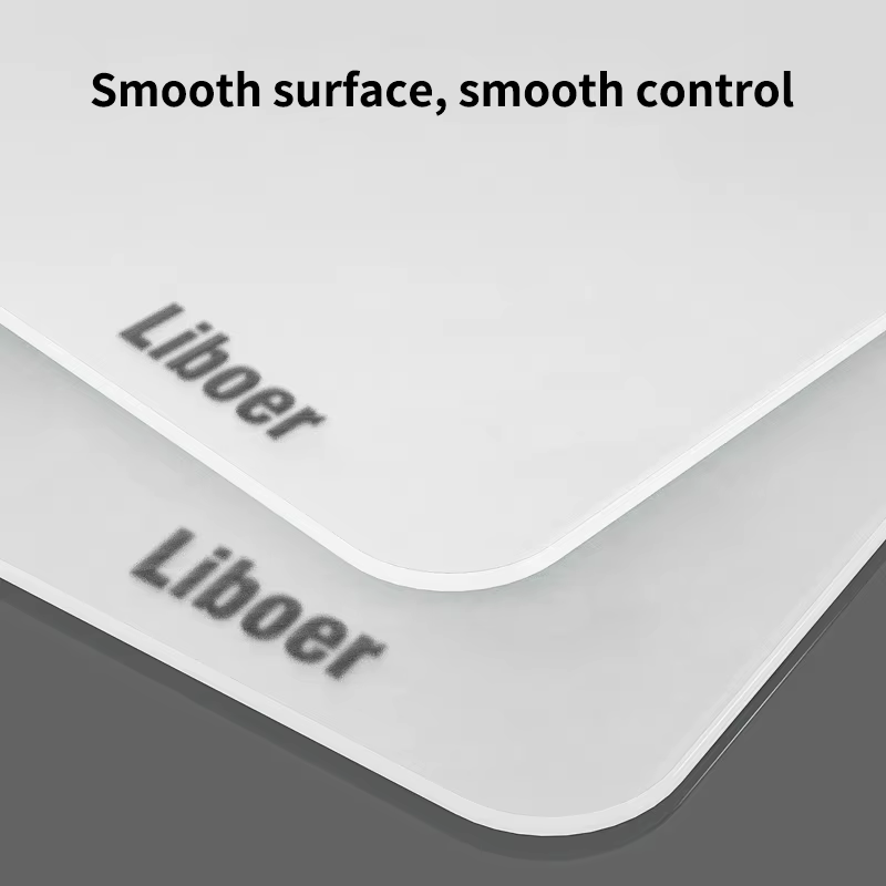 Grand tapis de souris en verre imperméable, antidérapant, pour le jeu et le bureau, accessoires de clavier