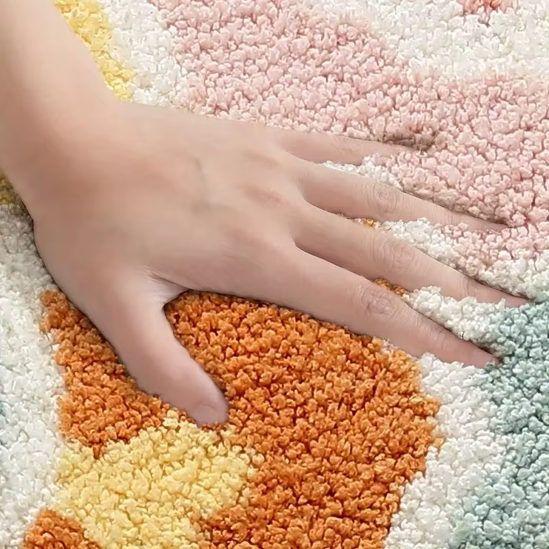 Tapis de salle de bain à fleurs mignonnes 40x60cm
