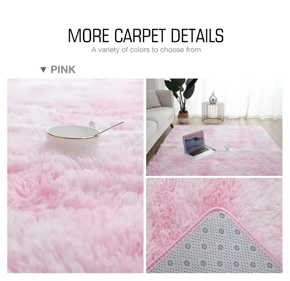 Tapis VIKAMA moderne de couleur unie