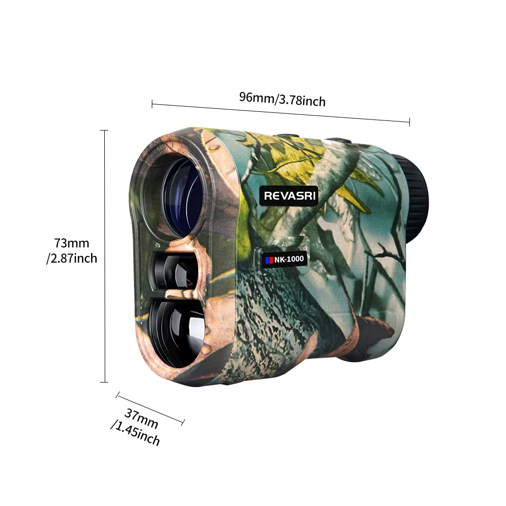 Télémètre laser REVASRI 1000M pour la chasse avec technologie d'acquisition de cible extérieure rechargeable Type-C, monoculaire
