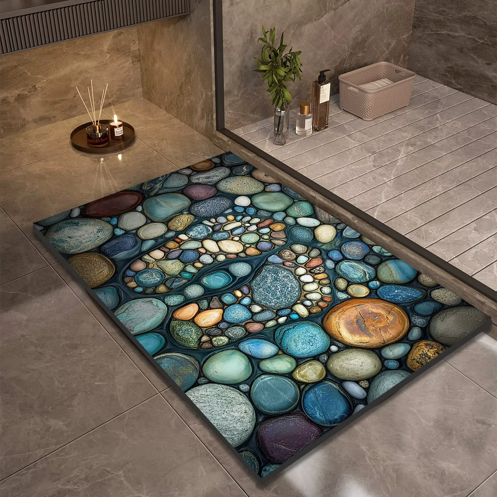 Tapis de bain en Diatomite