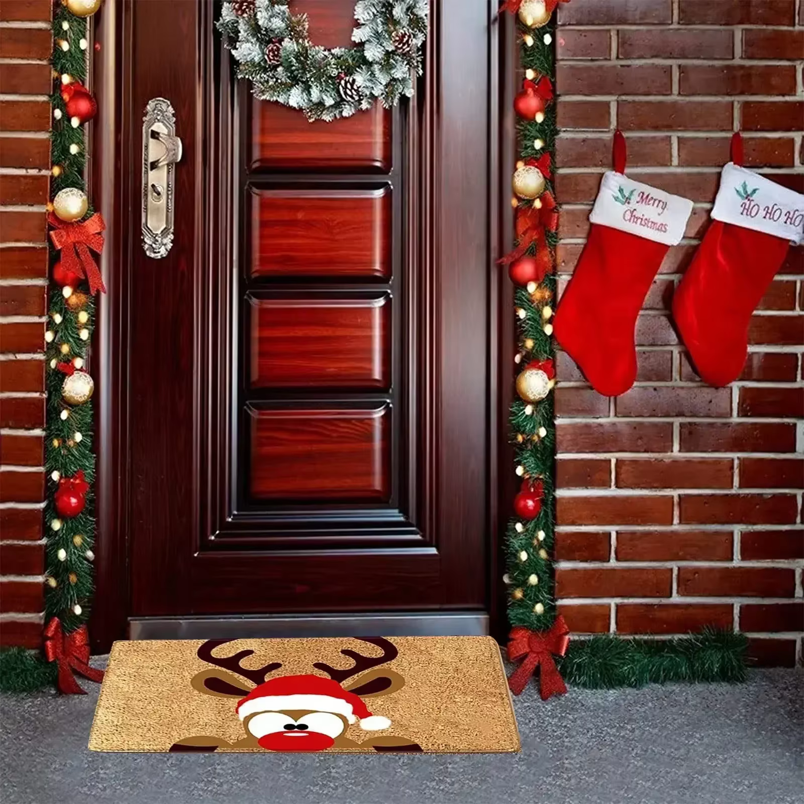 Paillasson de décorations de noël 2025