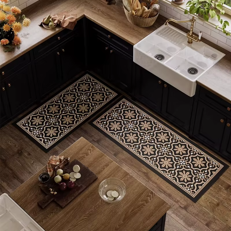 Tapis de cuisine en PVC imperméable