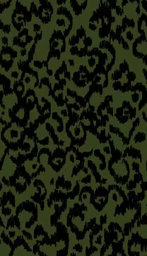 Tapis imprimé Animal rose vert