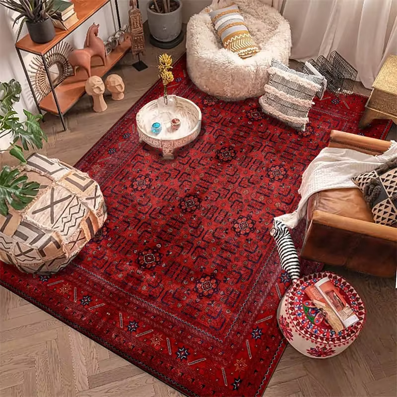 Tapis persans vintage de style oriental pour salon