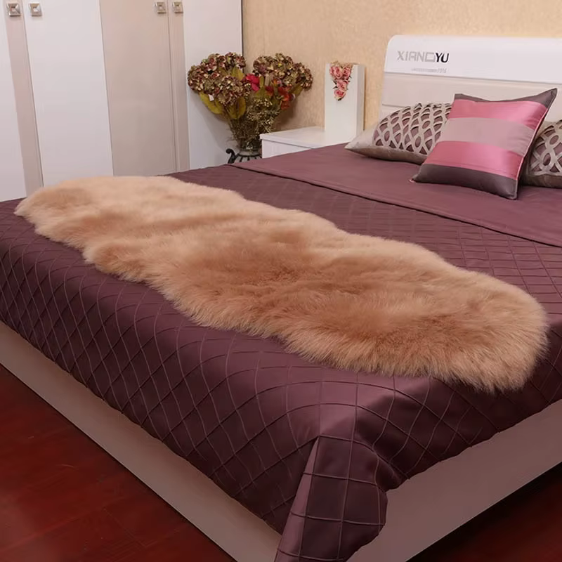 FORSWAN doux blanc fausse fourrure zone tapis enfants salon chambre Shaggy sol chaise