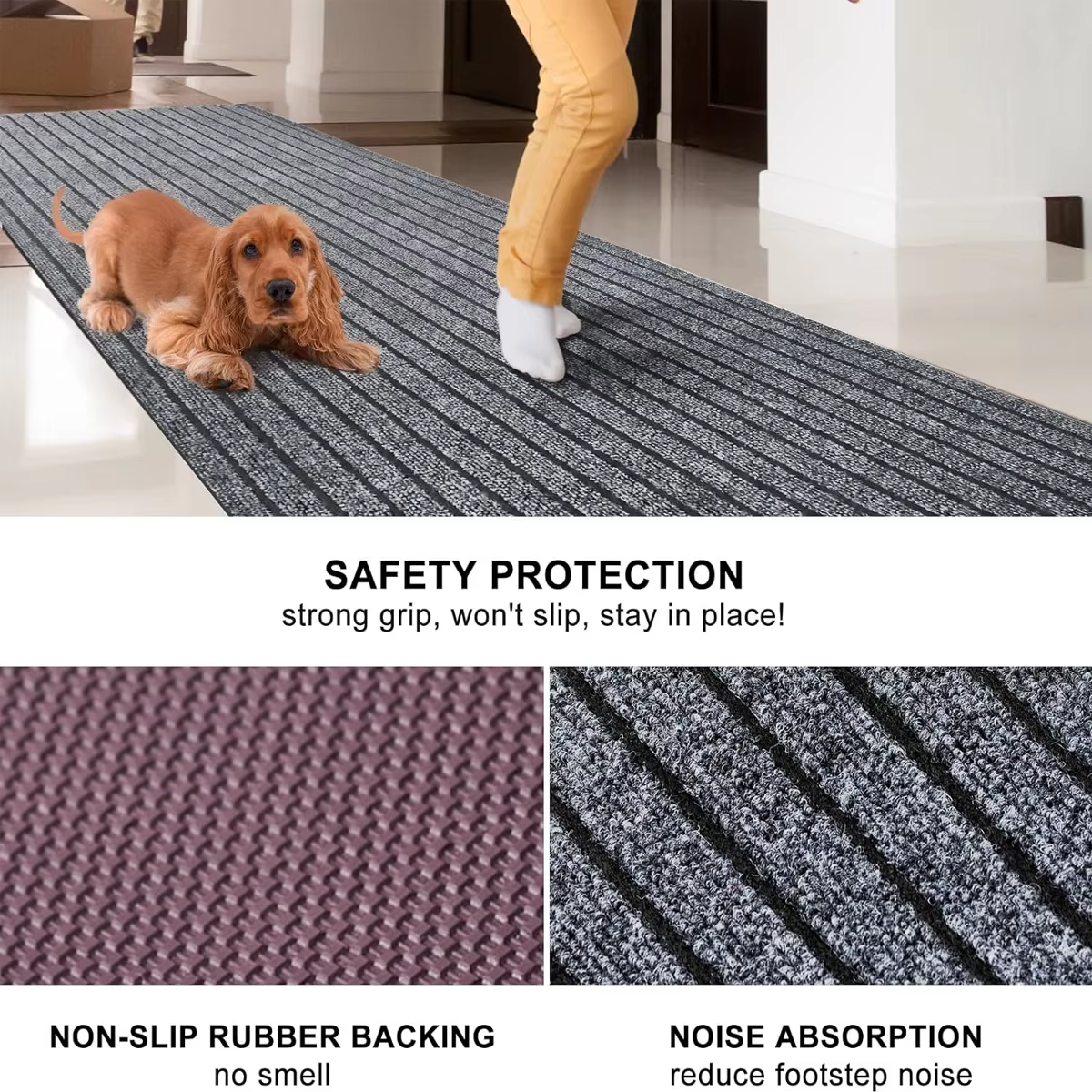 Tapis lavable antidérapant