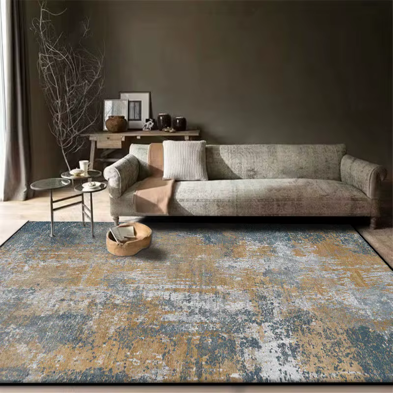 Tapis de tapis lavable moderne pour chambre en direct