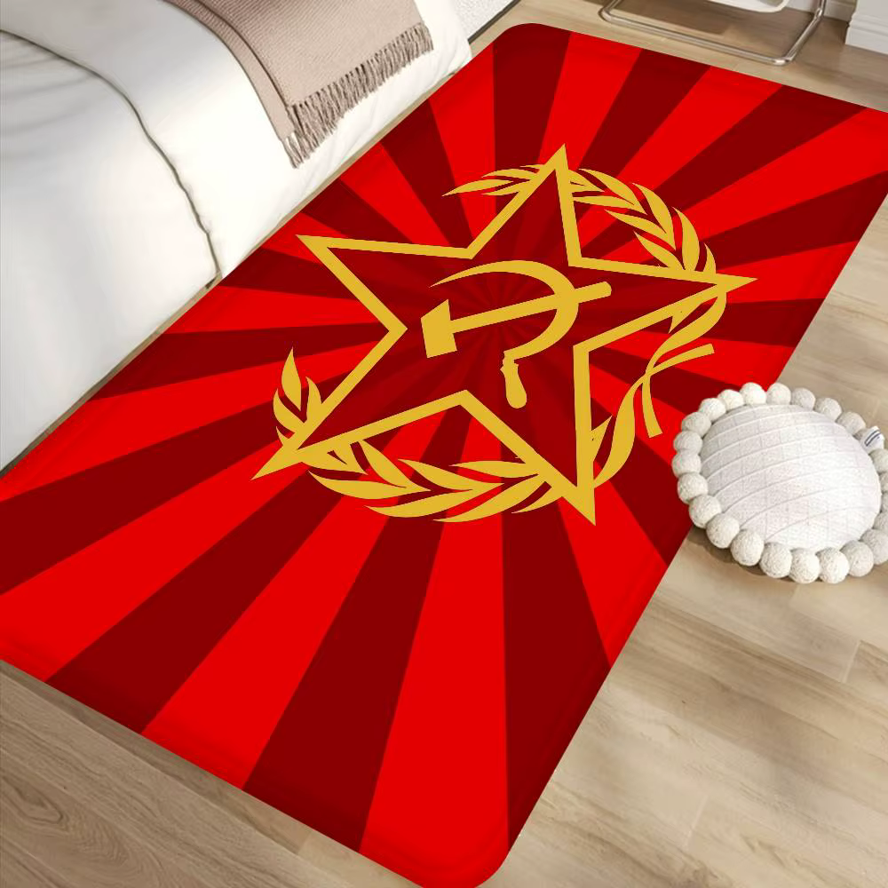 CCCP urss soviétique couloir tapis lavable antidérapant salon canapé chaises zone