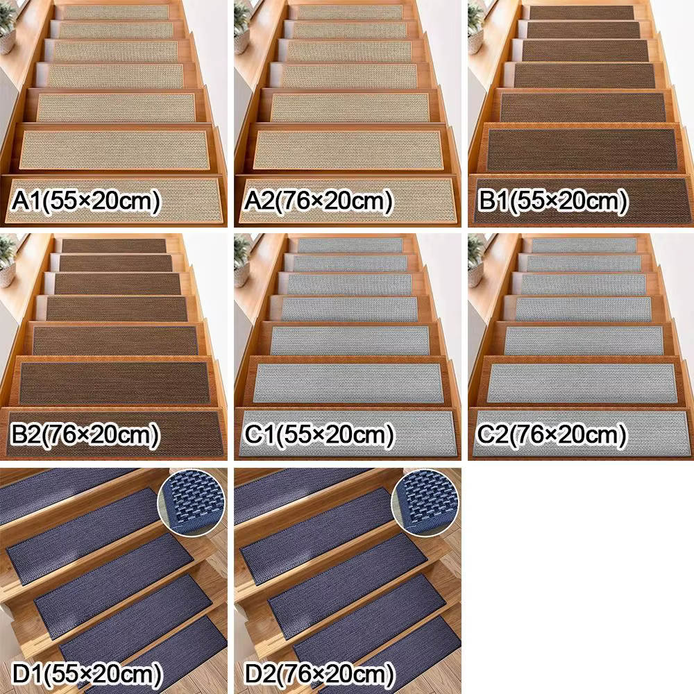 Marches d'escalier créatives en imitation lin