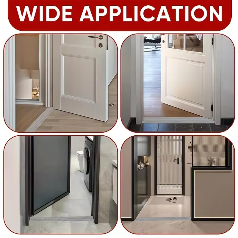Bande de Transition de sol en Grain de bois PVC