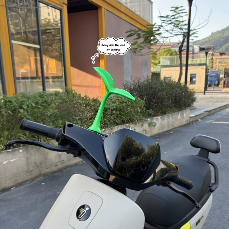 Ornements de voiture, autocollants décoratifs 3D pour toit de voiture, pousses de haricots, fleurs, tentacules, accessoires décoratifs extérieurs