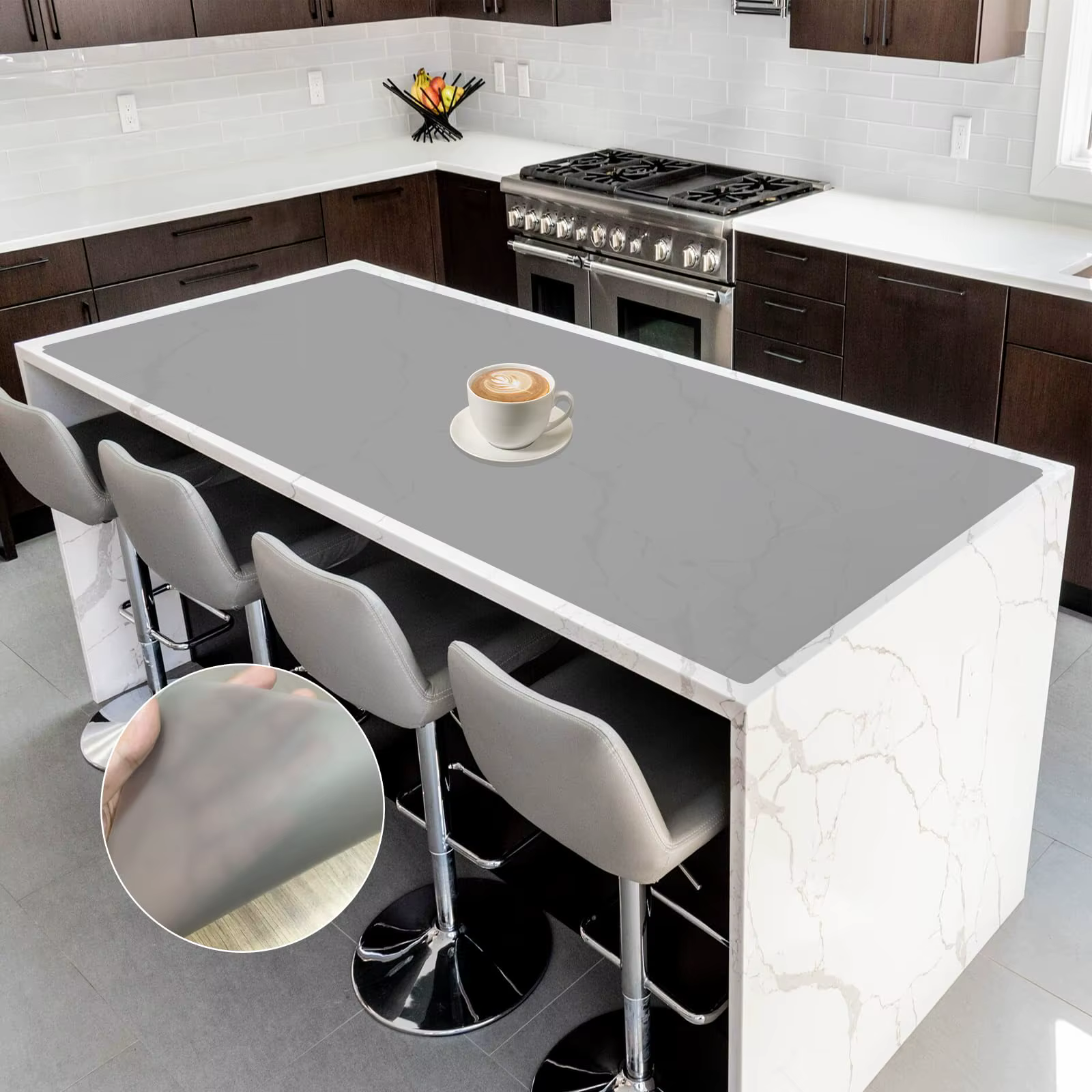 Grand tapis de Table de cuisine doux