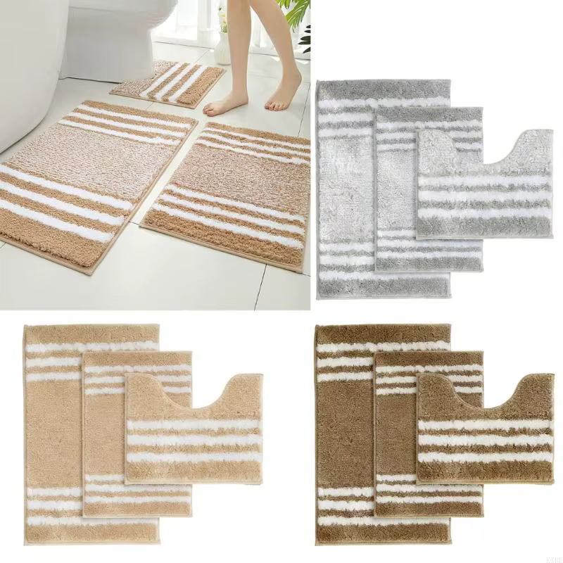 Ensemble tapis salle bain lavable