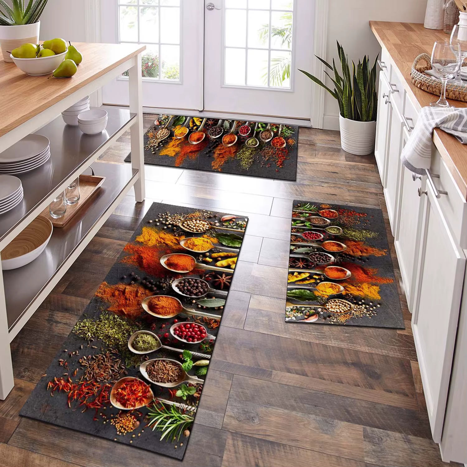 Tapis de cuisine moderne