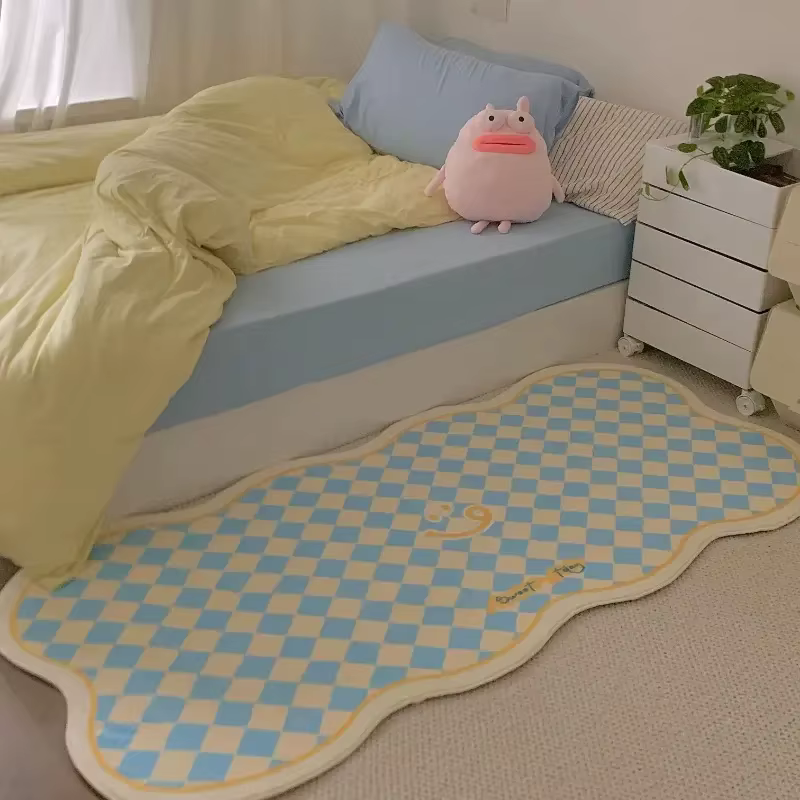 VIKAMA – tapis à carreaux moderne