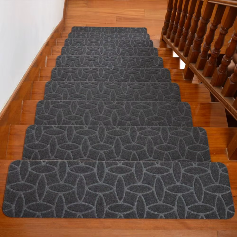 Tapis d'escalier auto-adhésif antidérapant 76x20cm