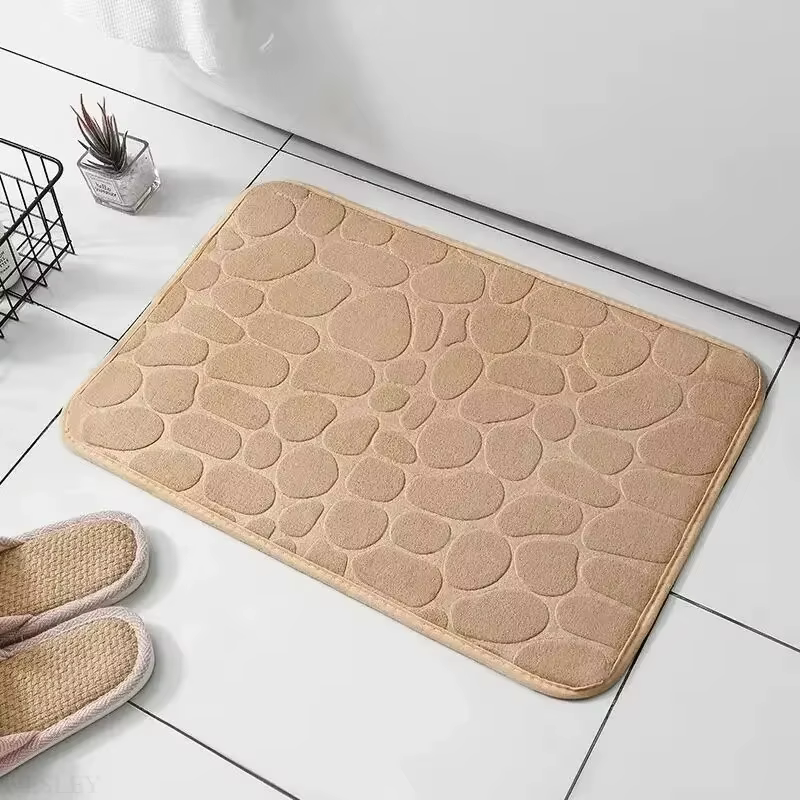 Tapis en velours gaufré à mémoire de forme